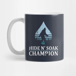 Funny Bigfoot Hide and Seek Soak World Champion Gift Mug